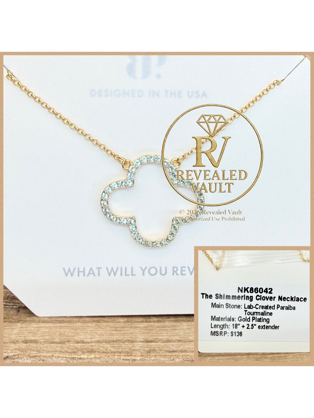 The Shimmering Clover Necklace - OG